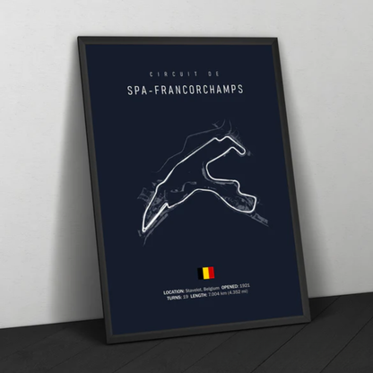 Póster Circuitos Legendarios F1