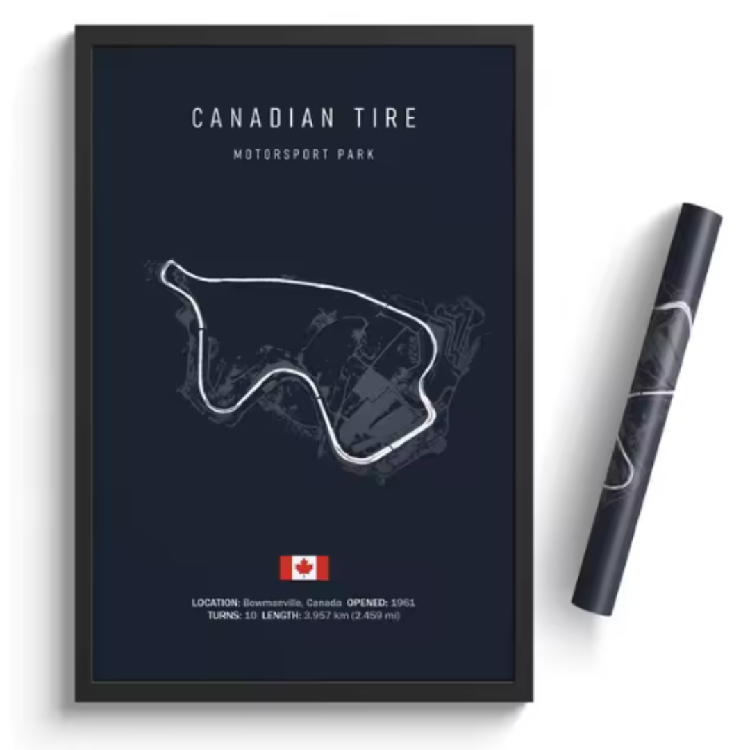 Póster Circuitos Legendarios F1