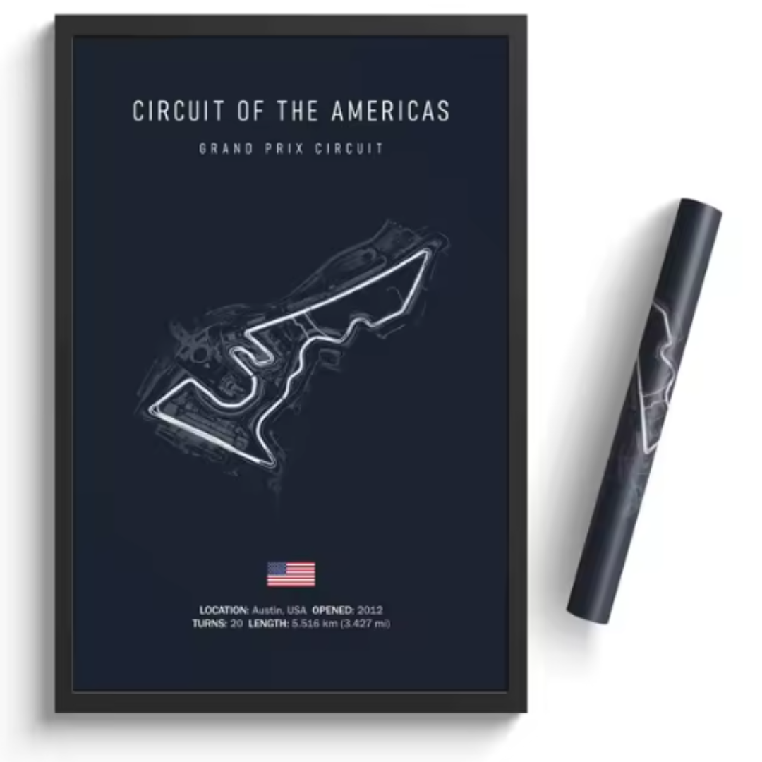 Póster Circuitos Legendarios F1