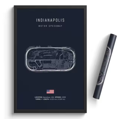 Póster Circuitos Legendarios F1