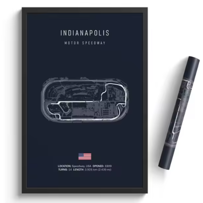 Póster Circuitos Legendarios F1