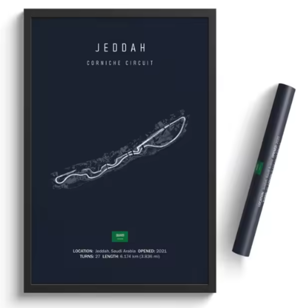 Póster Circuitos Legendarios F1