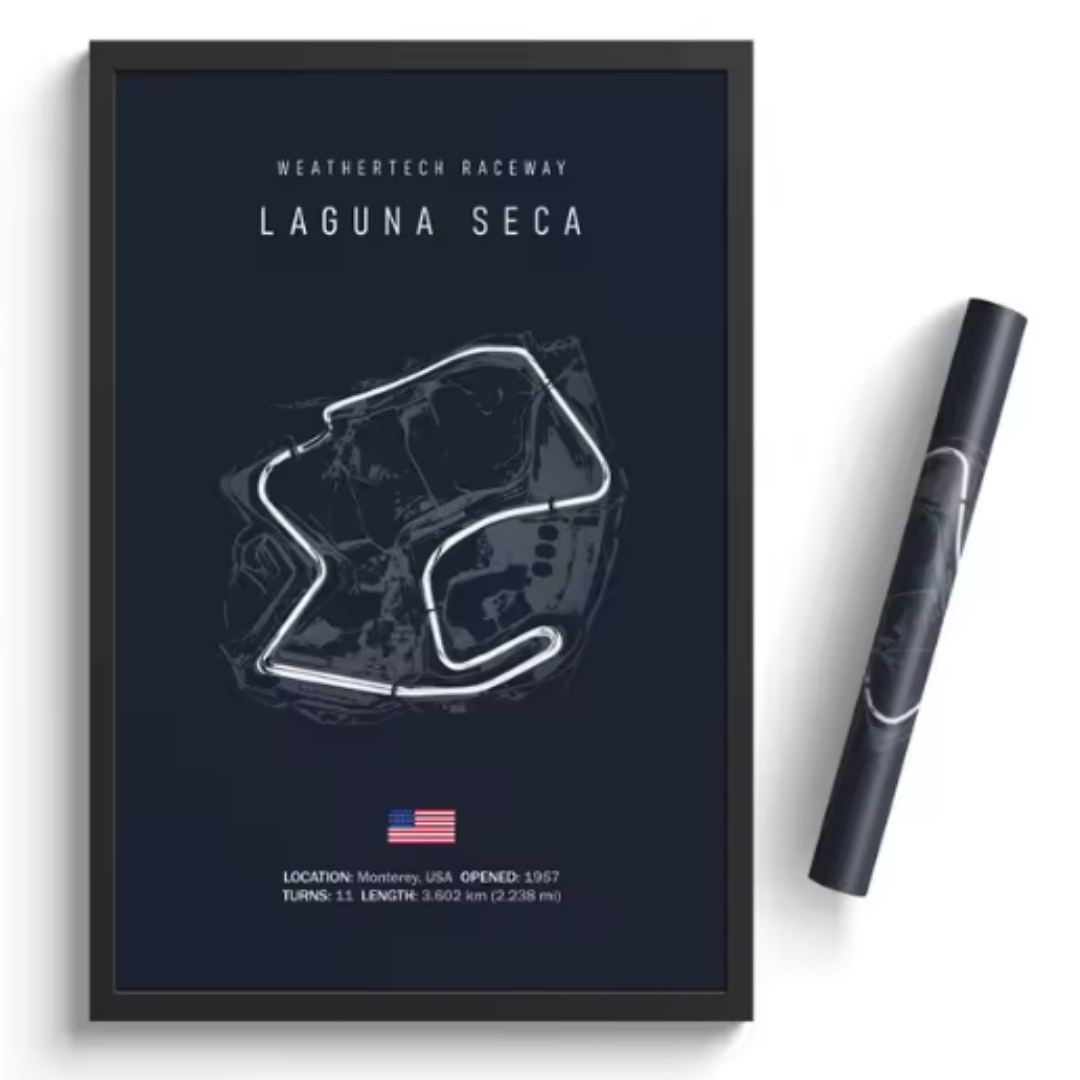 Póster Circuitos Legendarios F1