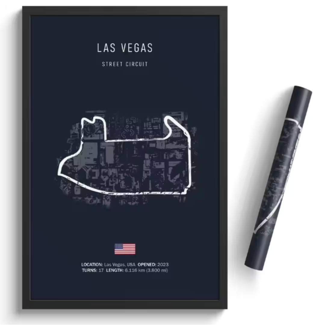 Póster Circuitos Legendarios F1