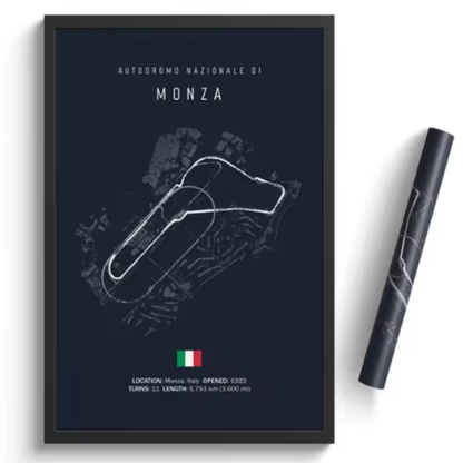 Póster Circuitos Legendarios F1