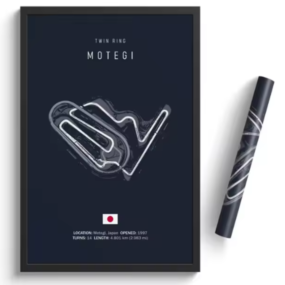 Póster Circuitos Legendarios F1