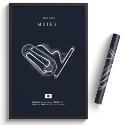 Póster Circuitos Legendarios F1