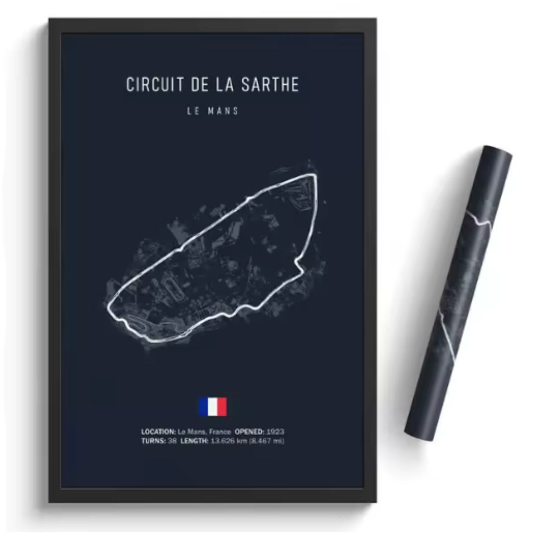 Póster Circuitos Legendarios F1