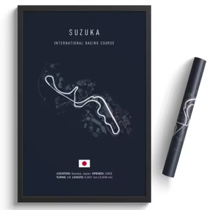 Póster Circuitos Legendarios F1