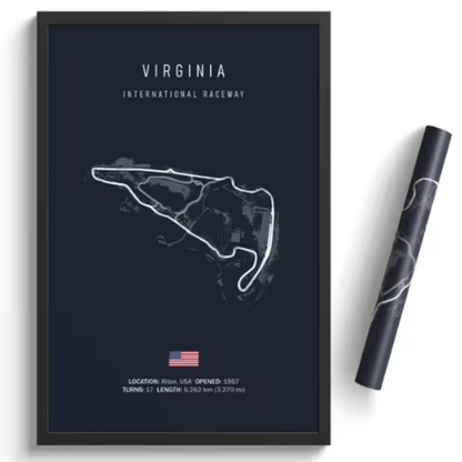 Póster Circuitos Legendarios F1