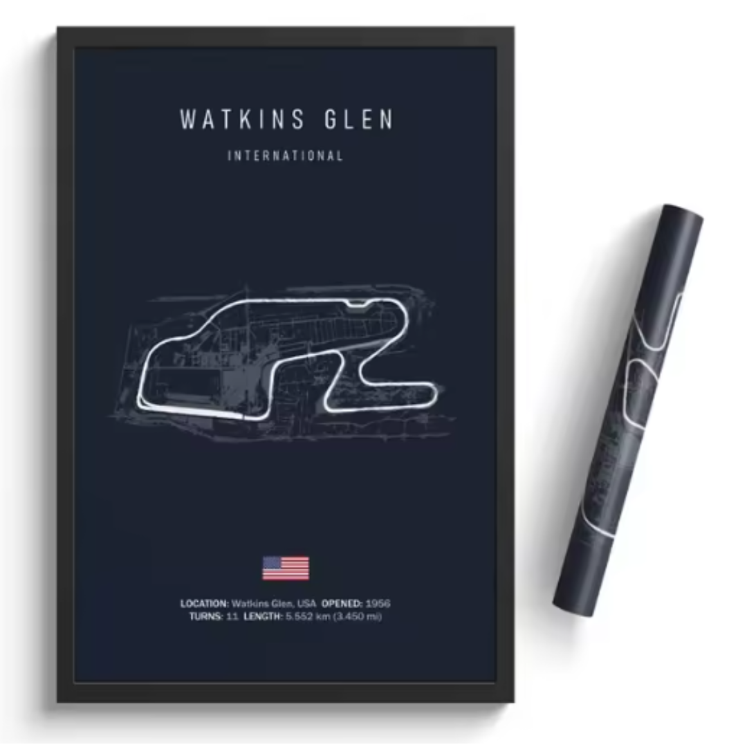 Póster Circuitos Legendarios F1