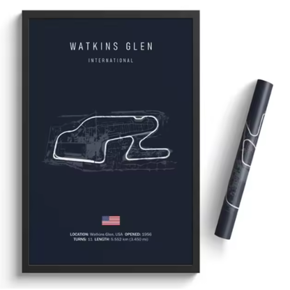 Póster Circuitos Legendarios F1