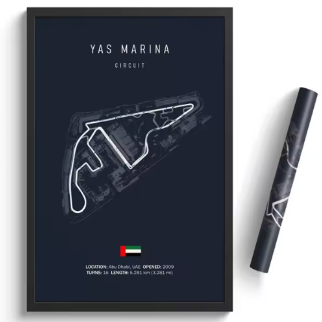 Póster Circuitos Legendarios F1