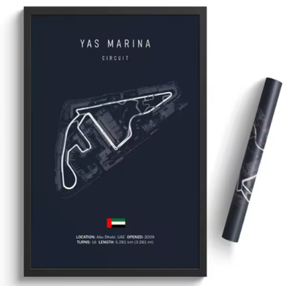 Póster Circuitos Legendarios F1
